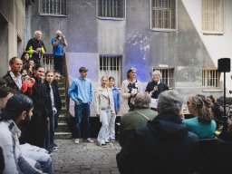 Ausstellung Anne-Frank-Gesamtschule im Hafthaus Moers 0525